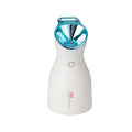 Large capacity 520 beauty humidifier in pink, red, or blue, plastic desktop unit measuring 107mm x 99mm x 196mm