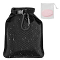 Waterproof mesh soap bag measuring 17 by 13 cm for leak-proof soap storage