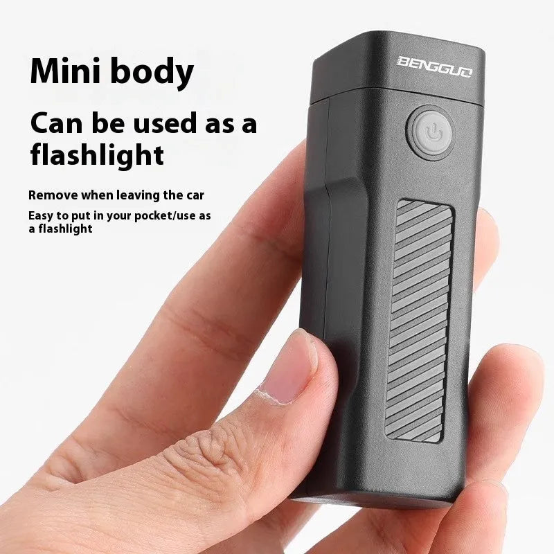USB rechargeable bicycle headlight with quick-release handlebar bracket