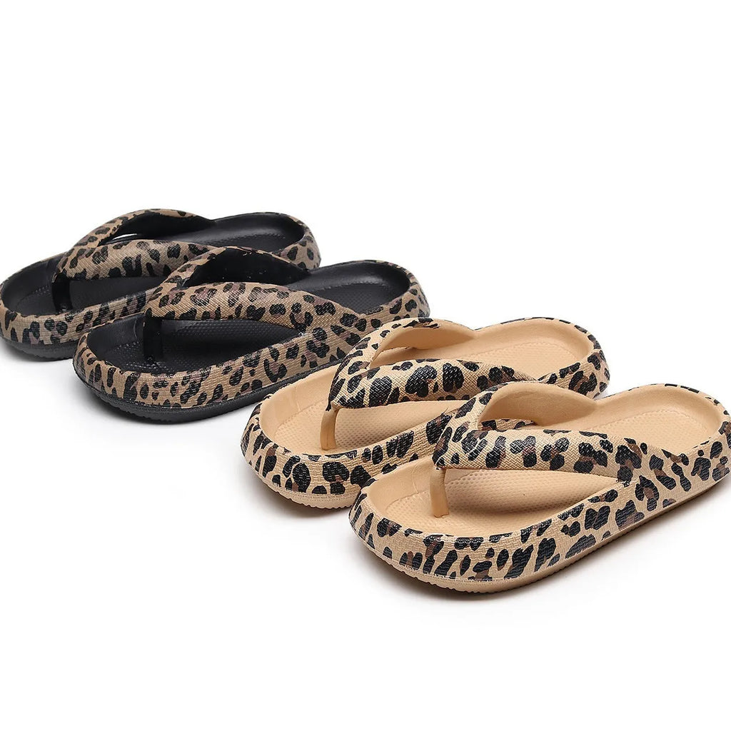 Summer flip-flops with herringbone toe post and thick EVA sole, shown in a choice of colours and sizes 36 to 45