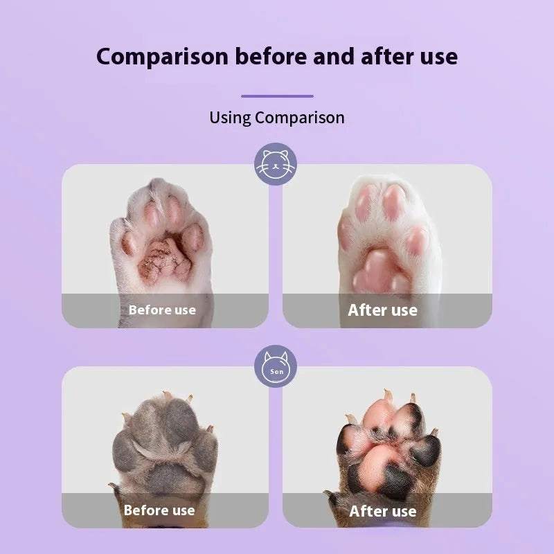 40g pet foot cream container with Brazil palm wax formula for dog and cat paw care