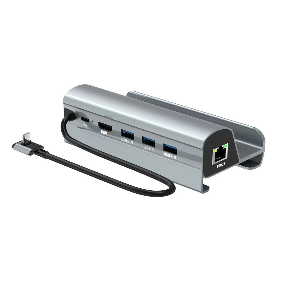 Aluminium alloy 6-in-1 multifunctional docking station for Steam Deck type-c hub Base 6in1 colour