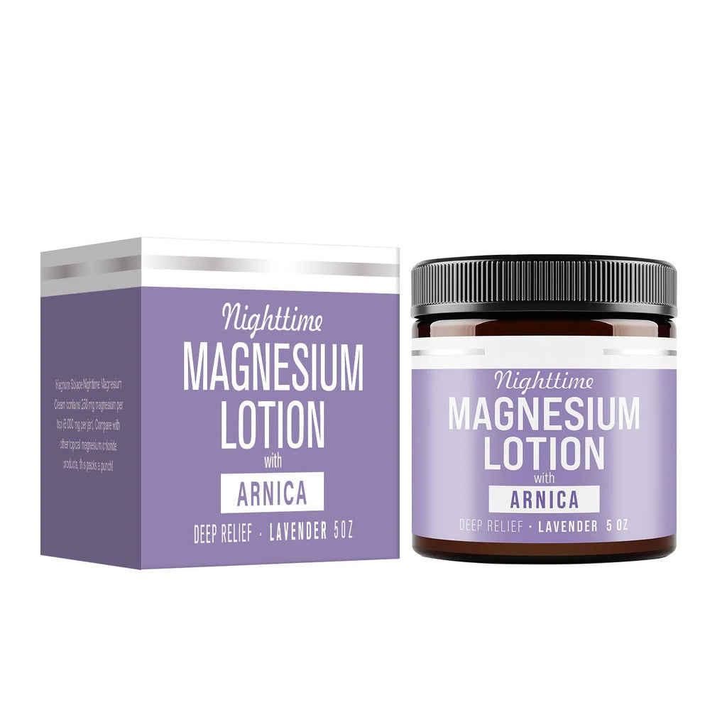Magnesium body butter cream in 7.1cm container with 150ml content