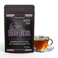 28 Day Slim Flat Tummy Tea programme with nine herbal tea blends including MACA energy and skin whitening collagen teas