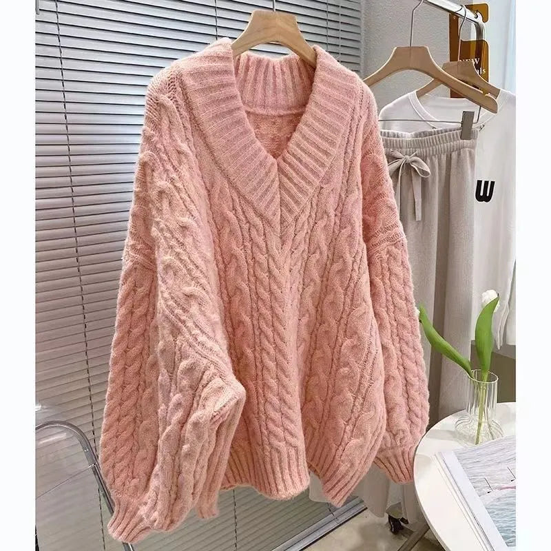 Thick knitted sleeveless sweater top with crocheted flower detail in loose fit free size polyest