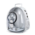 PC astronaut cat diaper bag in medium capacity with side-open access