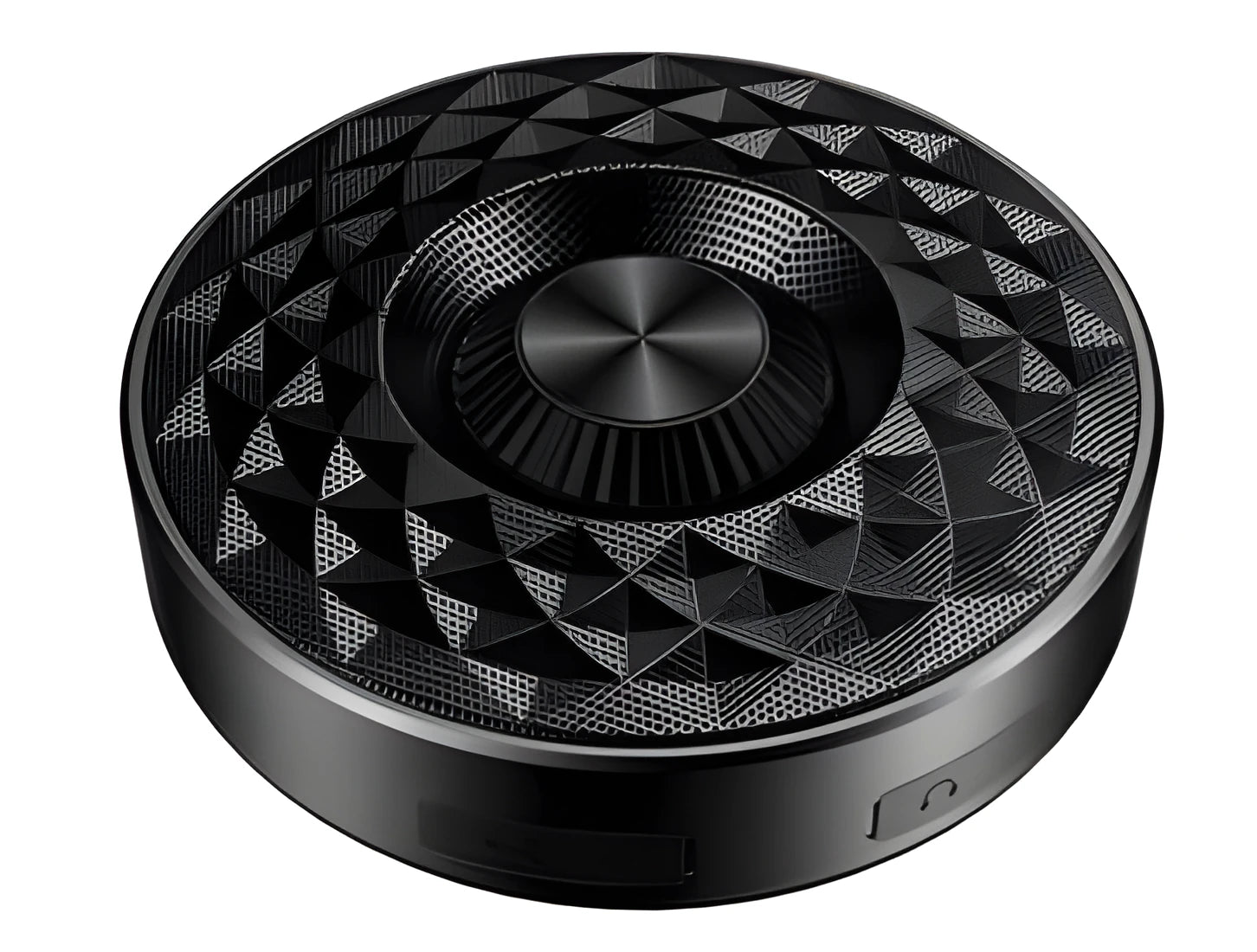 Mini wireless Bluetooth sound box speaker in black, orange and silvery white colour options.