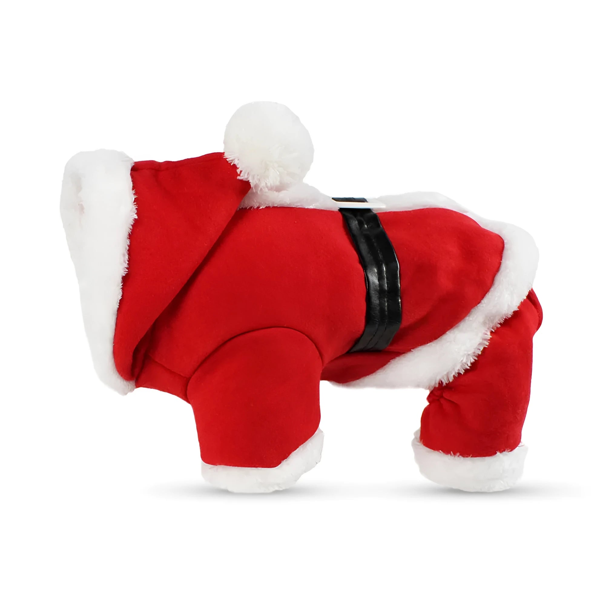 Red cotton winter Christmas dog clothing for small medium and large pets with festive design