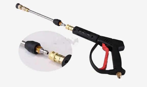50cm stainless steel extension rod for high pressure washer with copper joint and duckbill tip