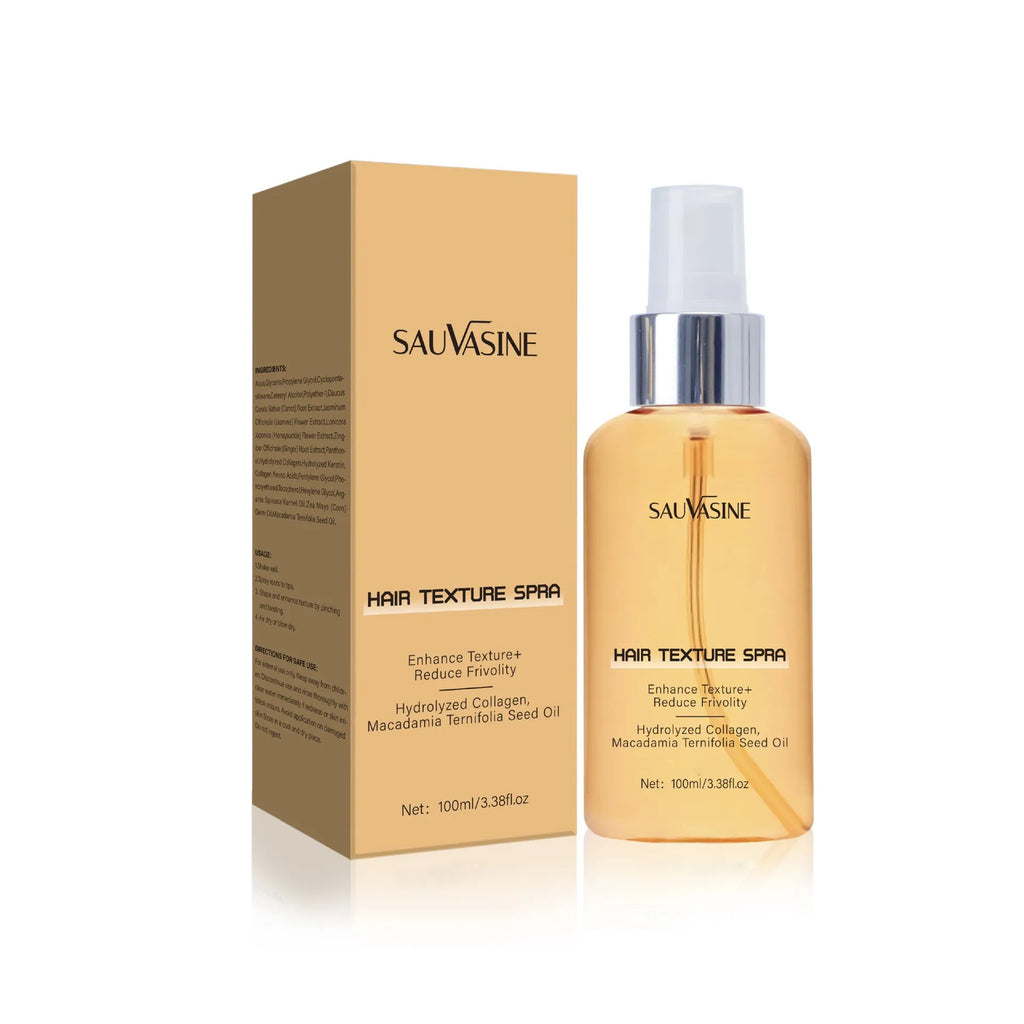 100 ml haircare spray bottle for frizz reduction and scalp moisturising with fine mist pump