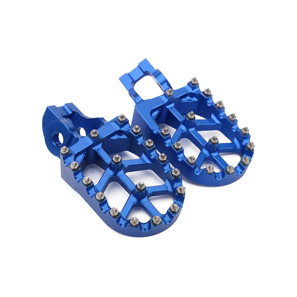 KTM motocross foot pedal in orange or blue, aluminium alloy off-road motorcycle modification part