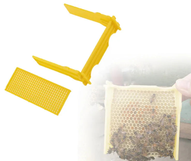 Three white EPS foam bee delivery boxes for beehive frame and queen transport.
