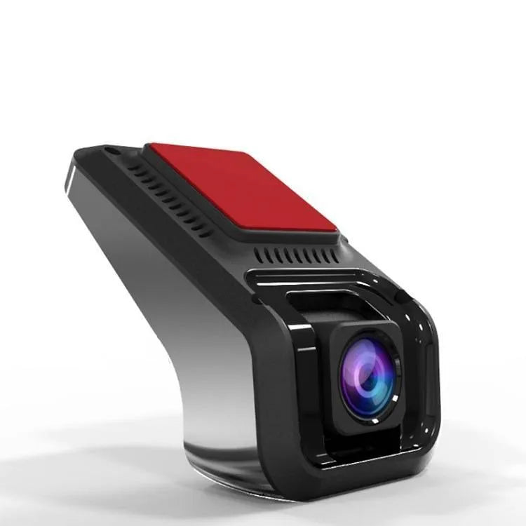 Red USB driving recorder, 45 x 38.26 mm, 150° angle, starlight night vision, Android navigation dash cam