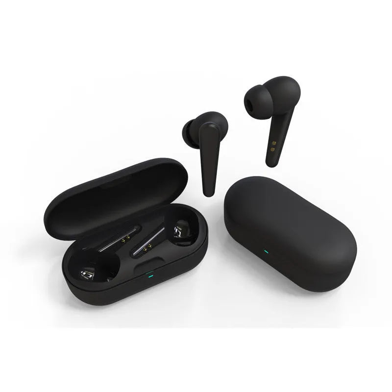 ANC wireless in-ear headphones in five colours: black, white, pink, green, and blue