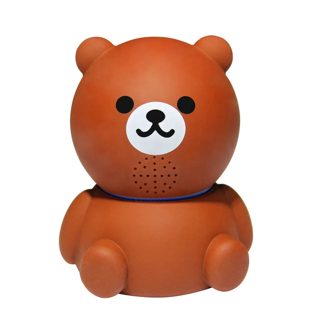 Bear brand white 1080P WiFi security camera with wide-angle lens on a stand