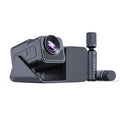 Black three-in-one karaoke singing projector with microphone and 720p display