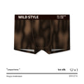 Men's ice silk leopard print mid waist briefs in polyester, available in four colours and sizes L to XXXL
