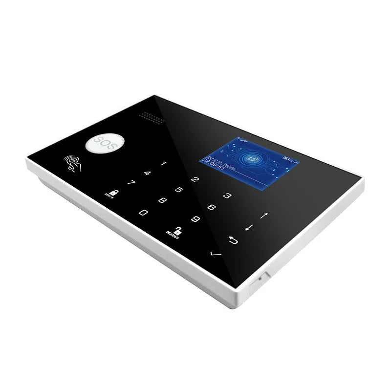 Intelligent WiFi GSM burglar alarm host for wireless home security with telephone alert capability