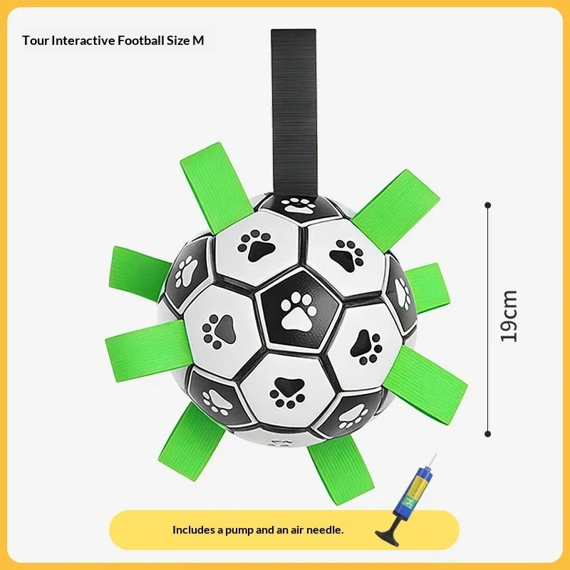 Medium PVC dog toy ball with sound for chewing and fetching, single pet toy ball