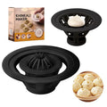 Set of four black Jinkali steamed bun and dumpling mould kitchen tools