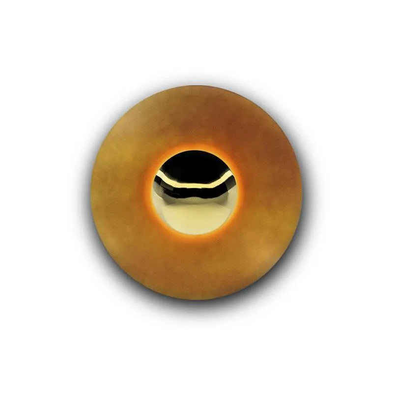 UFO wall lamp with iron shade, LED light source, 220V, available in 30cm to 60cm diameters and four colours.