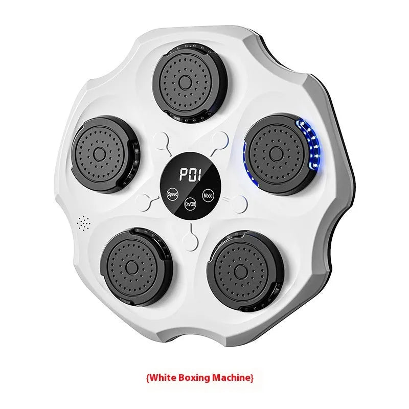 Bluetooth music boxing wall target with hanging-style PU construction and included boxing gloves