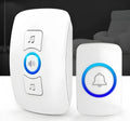 Wireless home doorbell remote control with 32 music tones, compact plug and play design, and stable wireless signal for elderly calling