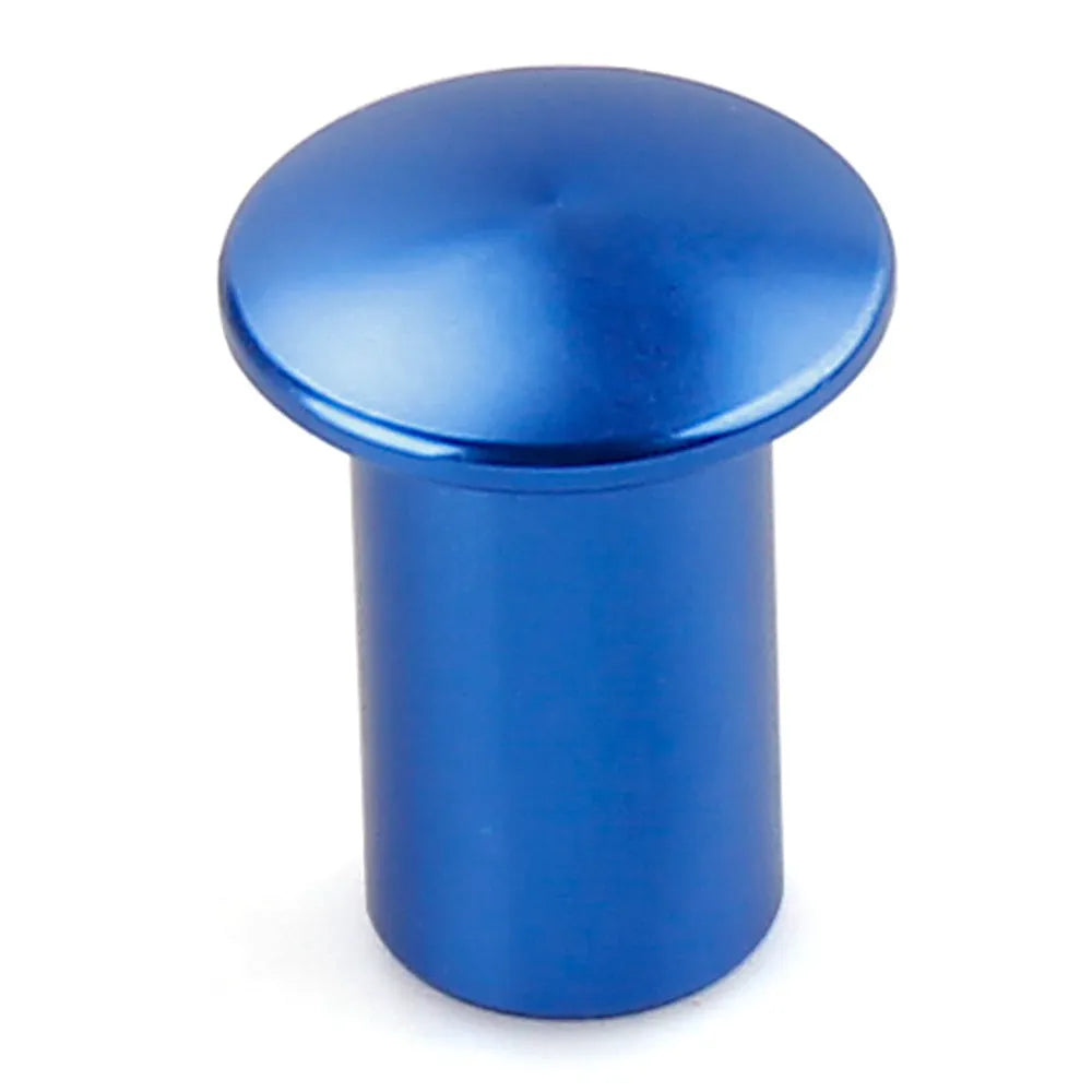Aluminium alloy handbrake cap in gold, silver, black, blue, and red colour options