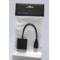 HDMI to VGA female adapter cable with 30cm black HDMI cable and white option