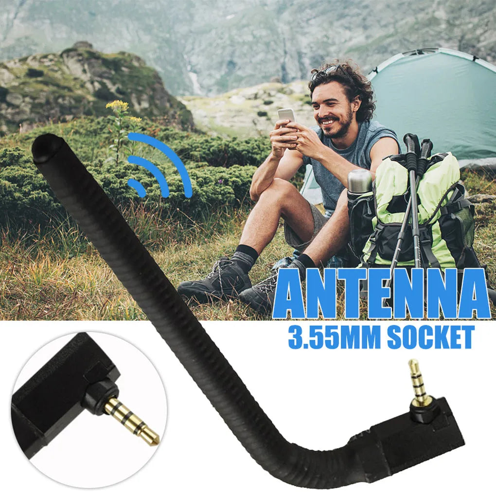 Compact mobile phone signal enhancement antenna with magnetic base for 3G 4G networks
