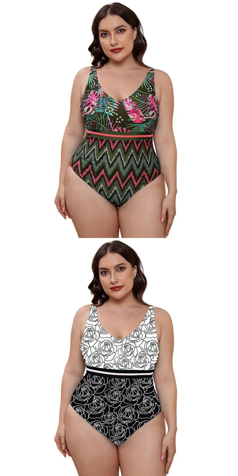 Blue striped vest style one-piece swimsuit with spaghetti straps for women on a mannequin.
