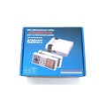 NES 8-bit mini game console with two controllers, AV cable, and power supply in compact 18cm retro design