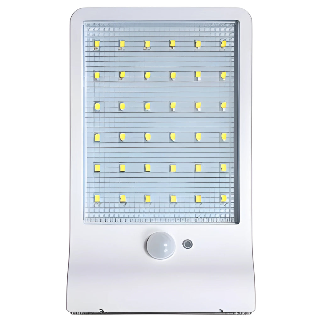 Black and white outdoor waterproof solar lamp IP65 LED garden light for villa courtyard