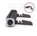 Black laptop cooling pad with dual fans and adjustable support legs for improved laptop temperature management