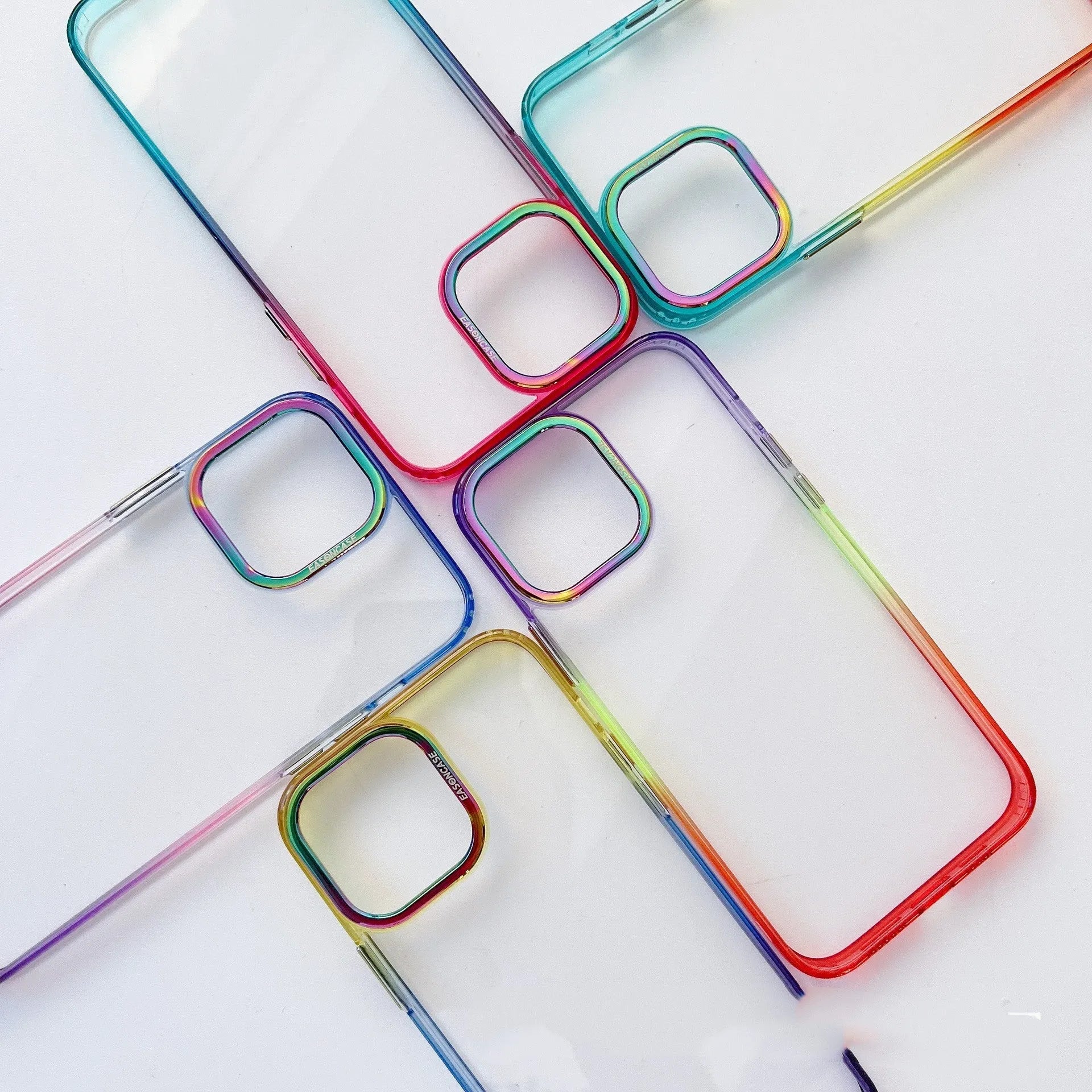 PC metal lens protective back cover case for iPhone 14 Pro Max in blue aurora colour