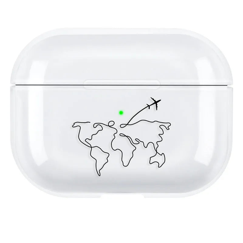 AirPods Pro 3 protective shell case in PC plastic solid colour design