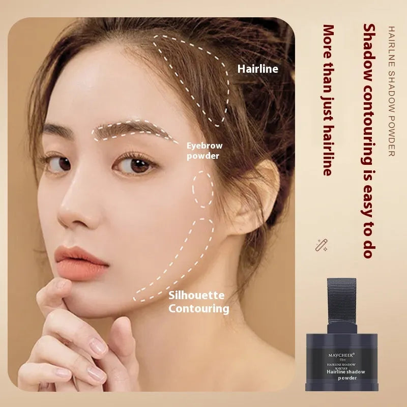 Hairline repair sculpting contour powder in five shades for mixed skin types