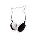 Wired over-ear headphones with microphone, 3.5mm straight plug, 1.2m PVC cable, ABS earmuffs, available in black, blue, pink and yellow
