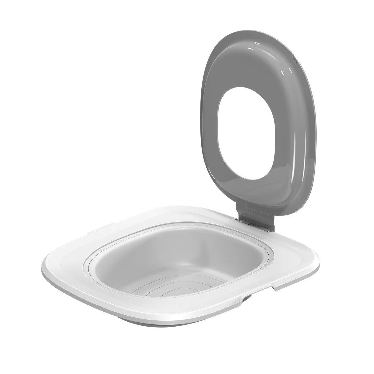 Fifth-generation cat toilet trainer with removable mat in ABS plastic for kitten litter training