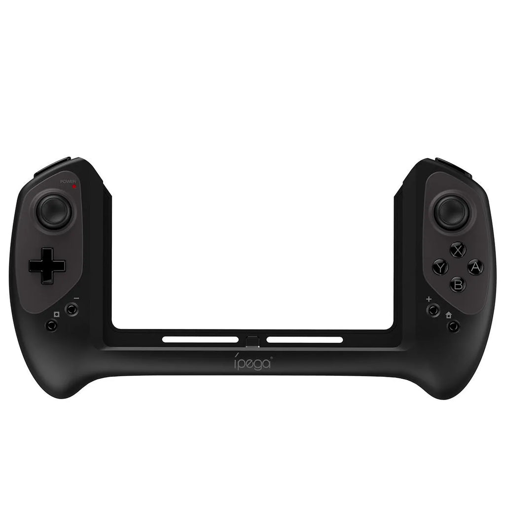 Black Bluetooth wireless gamepad controller for Nintendo Switch with ergonomic curved grip