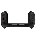 Black Bluetooth wireless gamepad controller for Nintendo Switch with ergonomic curved grip