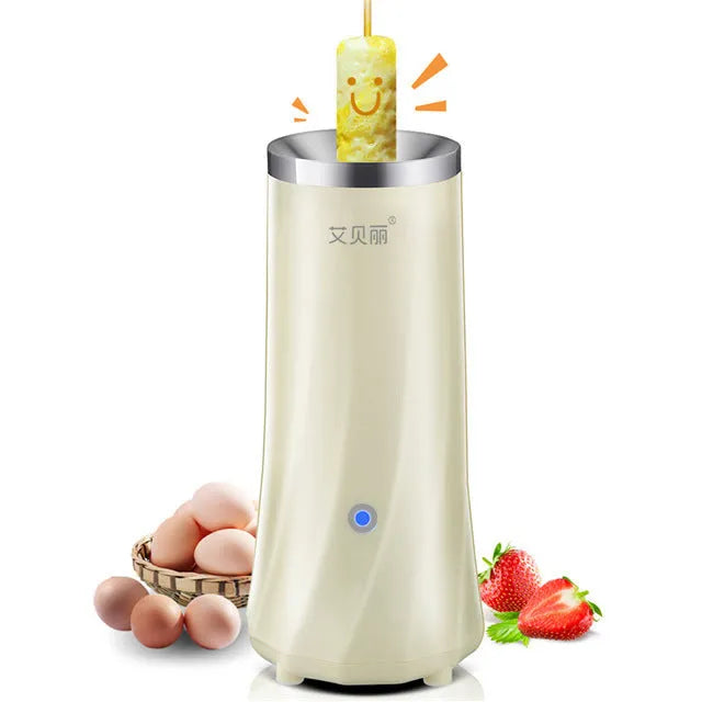 Beige mini breakfast machine with automatic function and 50W power rating