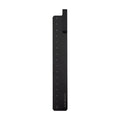 Retro aluminium bookmark ruler with 15cm laser engraved scale in black or silver