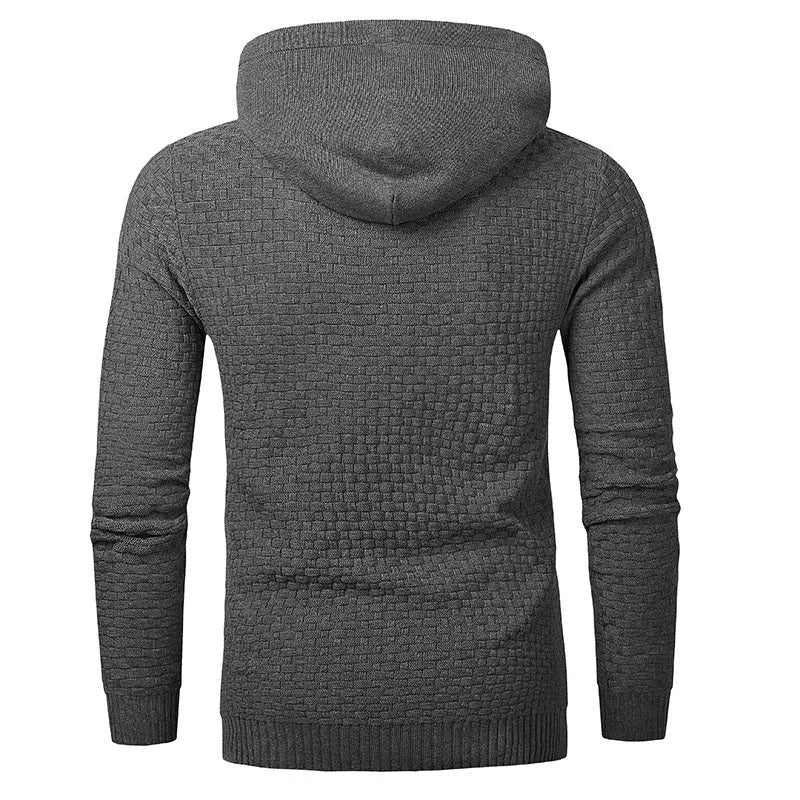 Men's hooded sweatshirt in a cotton and polyester blend available in multiple colours and sizes