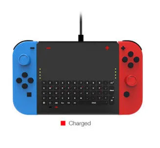 Black and grey felt pouch bag for Nintendo Switch console with game card slots