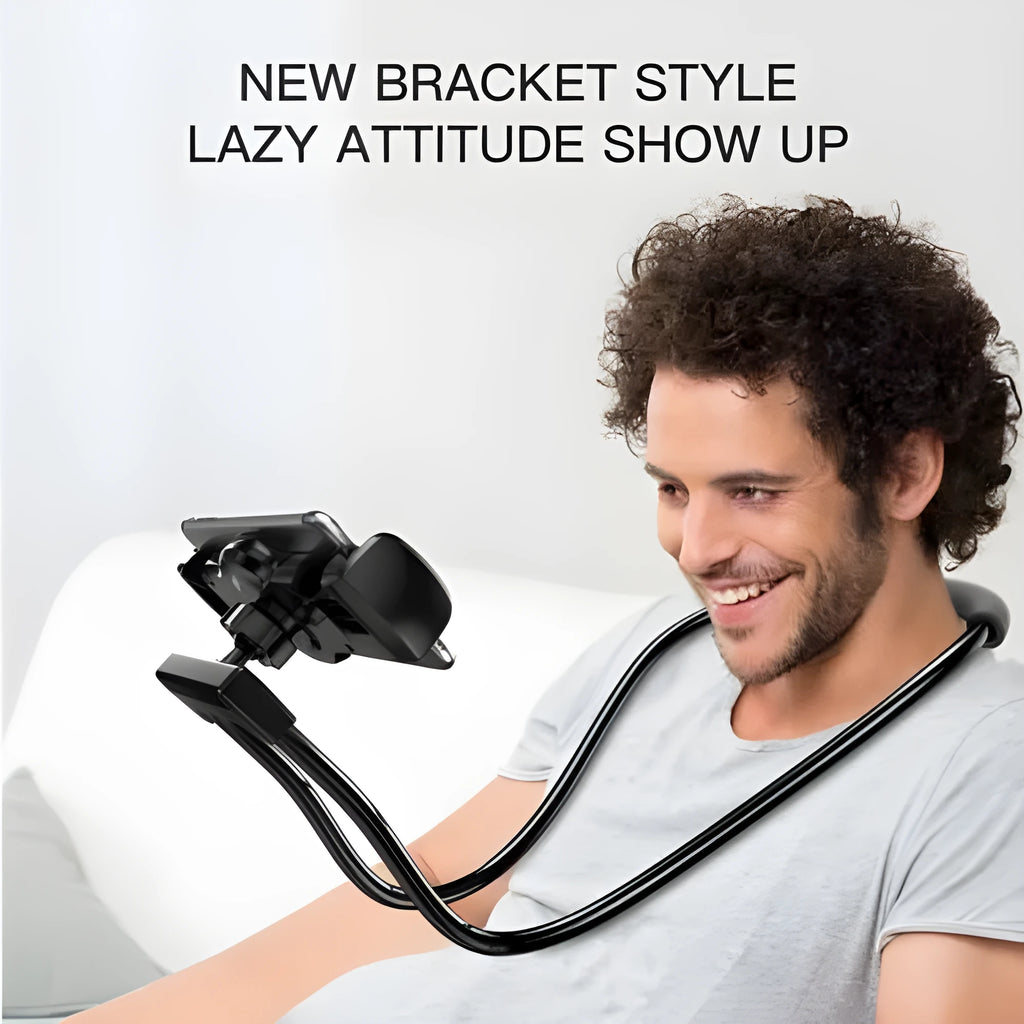 Baseus flexible mobile phone holder with shockproof bubble showing adjustable 360-degree stand