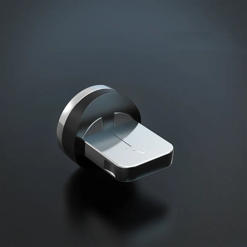 Magnetic charging cable with breathing light in various colours and lengths