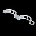 50 piece set of plastic garden grafting clips for securing tomato plants and flowers