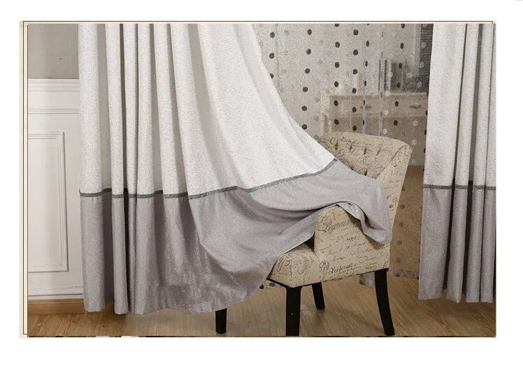 Single blackout curtain panel showing light blocking fabric with multiple width size options
