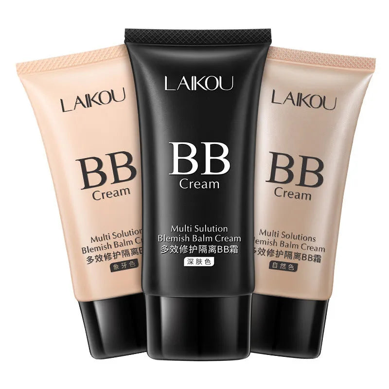 Moisturizing concealer liquid foundation BB cream in Ivory, Natural color, and Dark complexion shades